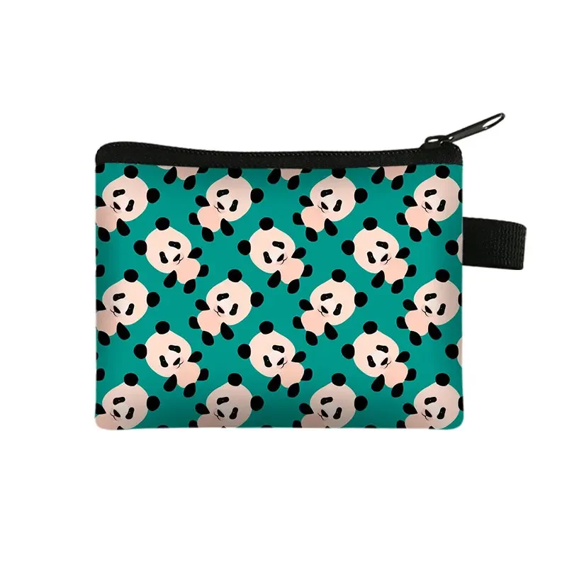 Kawaii Animal Panda Coin Purses Cute Girls Wallet Women Credit Card Holder Lipstick Organizers Money Bag Kids Coin Bags