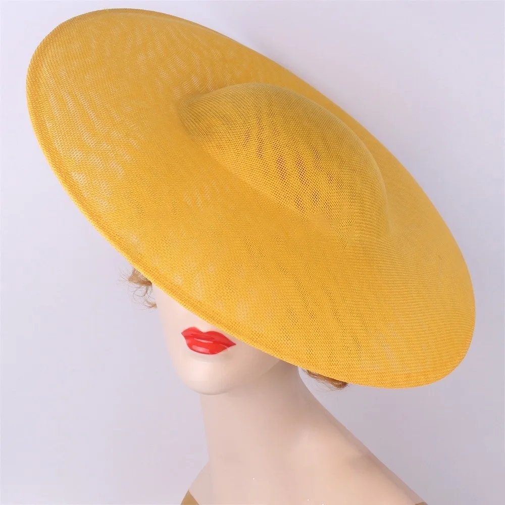 

New 40cm Fascinators Base DIY with Clip Hair Accessories Hat Big Maillinery Cap for Cap Supplies