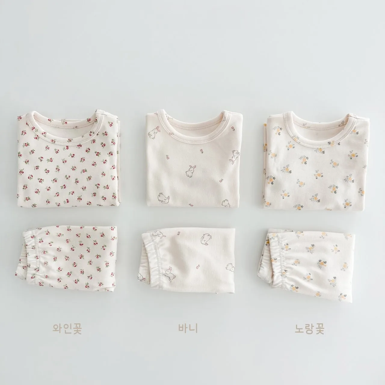 Baby Clothing 2024 Korean Style Cotton Printed Home Wear Set Soft Breathable Soft Comfortable Pajamas Set for Newborns