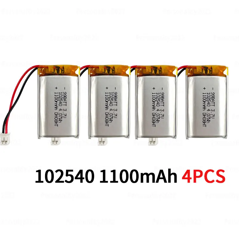 Li-Po 1100mAh 3,7V Li-Akku 102540 Lipo-Polymer Li-Ionen-Batterien für Logger, Schönheitsgeräte, Elektronische Produkte, Wiederaufladbar