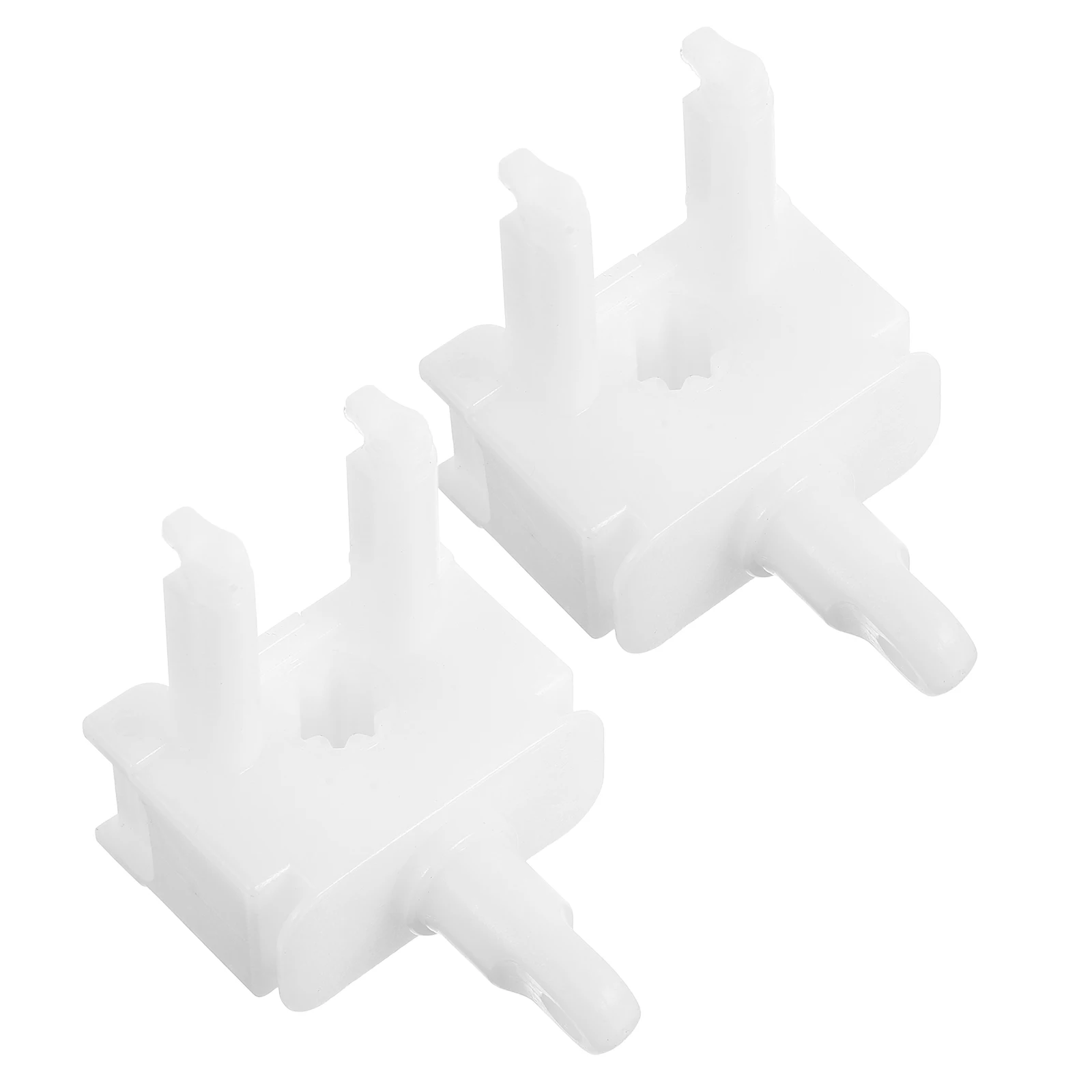 

2 Pcs Blinds Accessories Vertical Blind Track Replacement White Handle Clip Repair Kit Window Blinds Parts Curtain Hardware