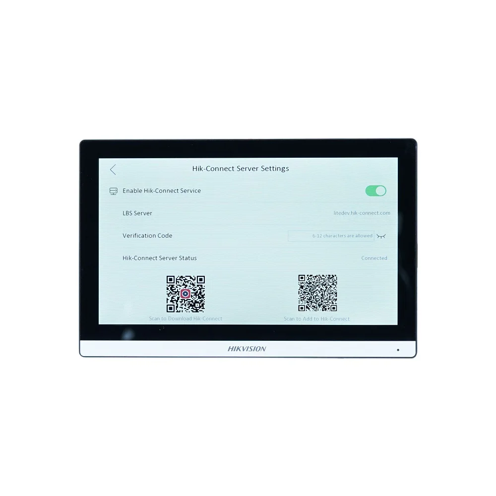 Hikvision multi-idioma 7-Polegada poe monitor interno DS-KH6350-WTE1 substituir DS-KH6320-WTE1, app hik-conectar, wifi, vídeo porteiro