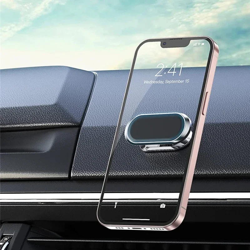 1080 °   Obrotowy składany samochodowy magnetyczny uchwyt na telefon Uniwersalny uchwyt na kratkę wentylacyjną GPS do iPhone'a Samsunga w samochodowym stojaku na telefon komórkowy — zdjęcie 4