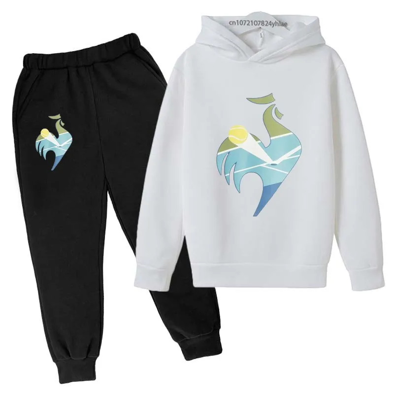 

Kids Hoodie Rooster Sweatshirt Top + Pants 2p Coat Boys Girls Preschool 3-12y Beautiful Girls Sunshine Sports Casual Suit