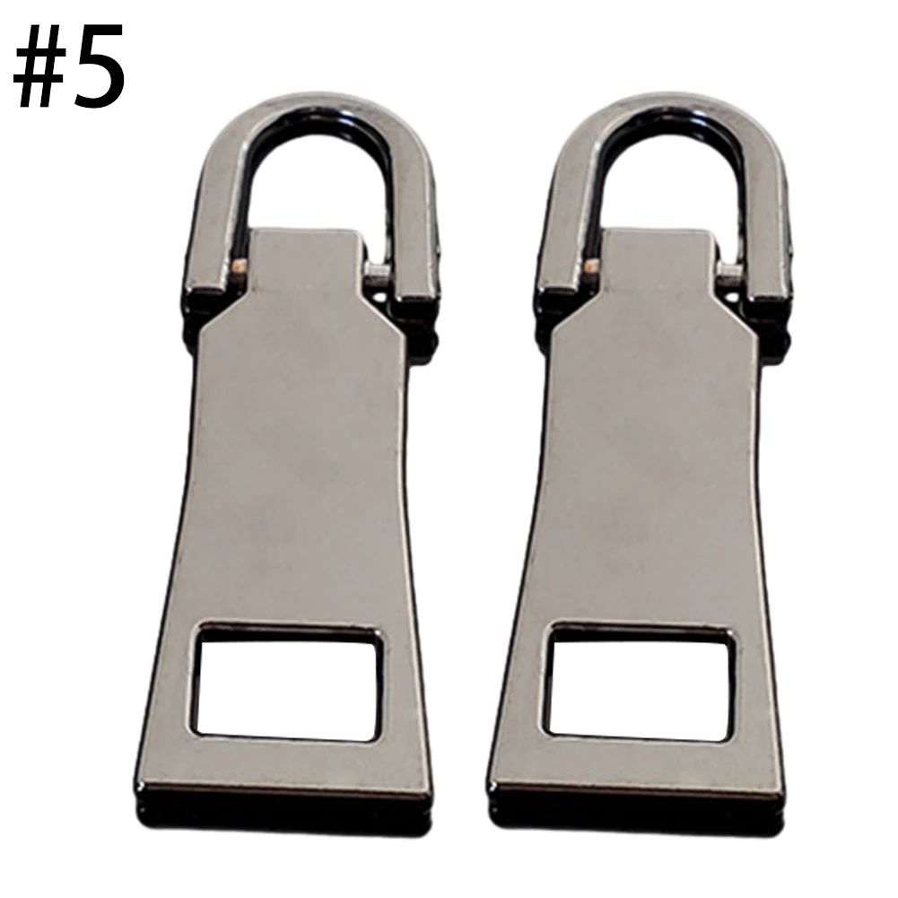 Zip Slider Replacement  10pcs Zip Replacement Set  Sleek and Reflective Finish  Ideal for Various Luggage Bags