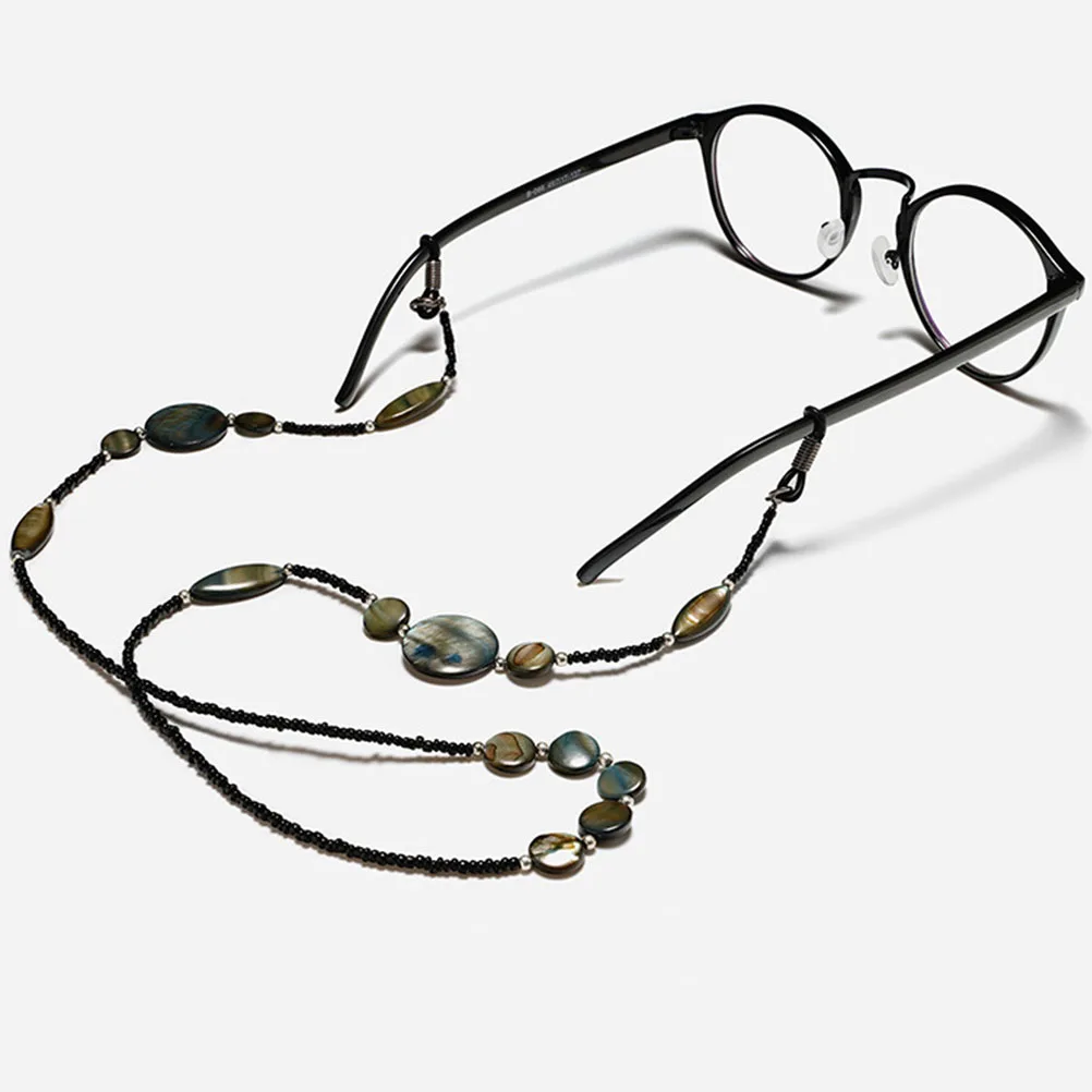 

2pcs Retro Beads Eyeglasses Strap Reading Glasses Cord Sunglasses Holder Eyeglass Chain Fashion Eyewear Retainer Lanyard For