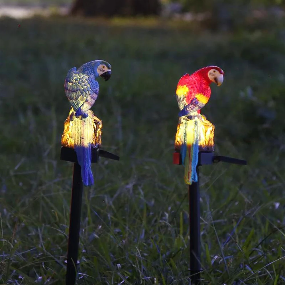 1pc Solar Lawn Lamp, Parrot Outdoor LED Solar Light Garden Stake Light Solar Landscape Lights for Garden Lawn Yard Path Patio