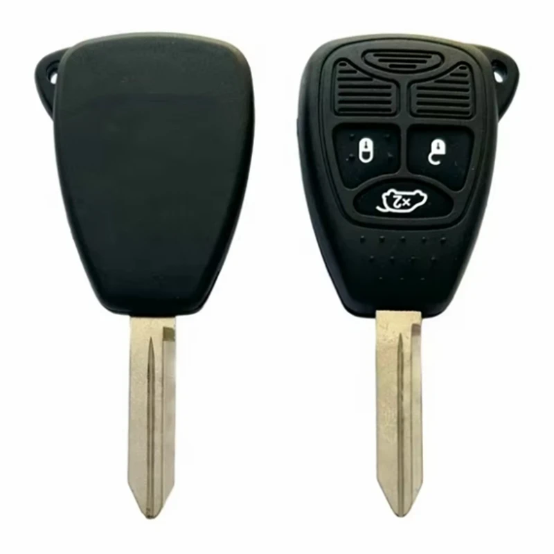 

XIEAILI OEM 10Pcs Replacement Key Case 3Button Remote Key Shell For Chrysler 300 Town For Dodge Durango For Jeep