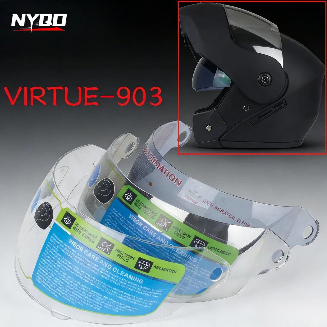 

VIRTUE-903 ORZ-901 Motorcycle Helmet Visor 3 Color Flip Motorcycle Helmet Lens Windshield Replacement Accessories