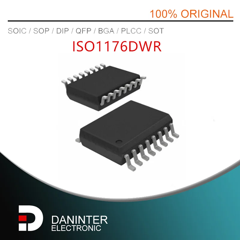 New 2Pcs/Lot  ISO1176  ISO1176DWR  ISO1176DW SOP16