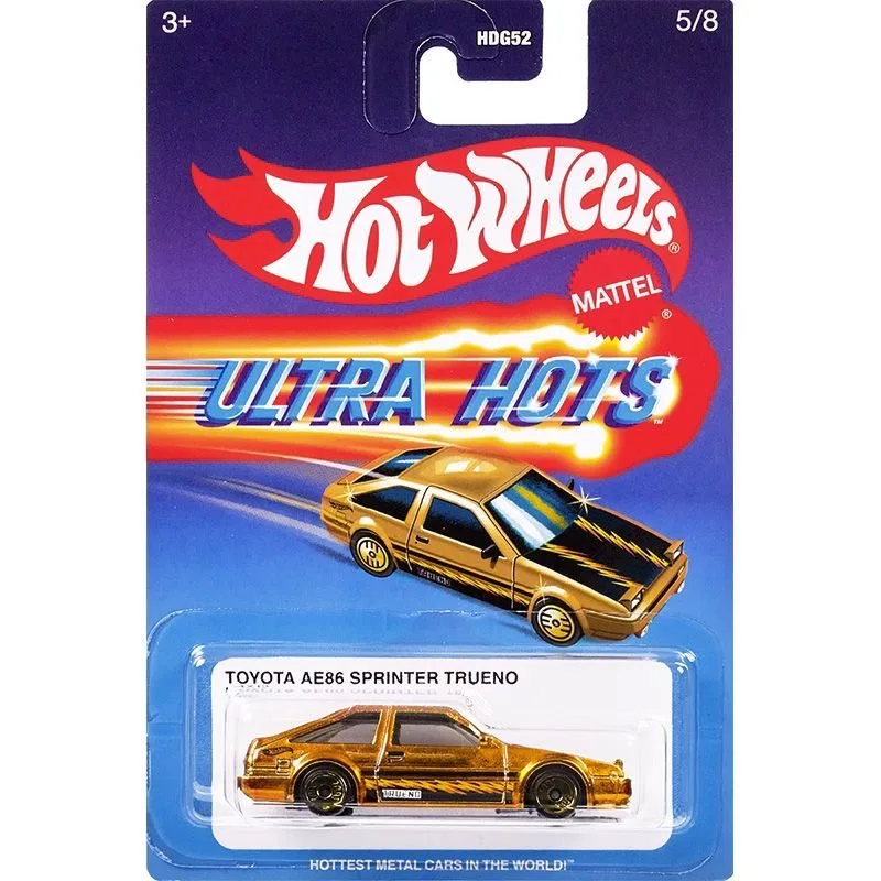 2024 Hot Wheels Ultra Hots Dodge Nissan Skyline Porsche 935 Toyota AE86 Honda City Ford Thunderbird 1/64 Car Model Toy HDG52