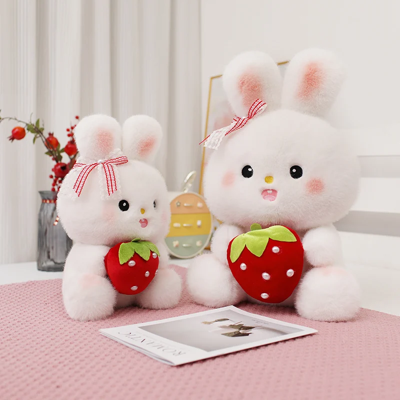 40-50 см Kawaii клубничный кролик