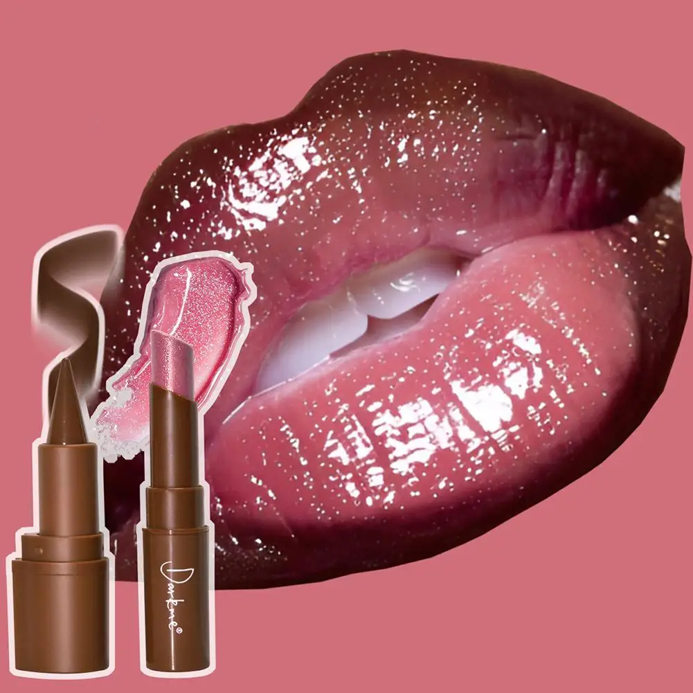 Juego de brillo de labios y delineador de labios que mejora el Color, lápiz delineador de labios mate y brillo de perlas, lápiz labial hidratante fácil de colorear