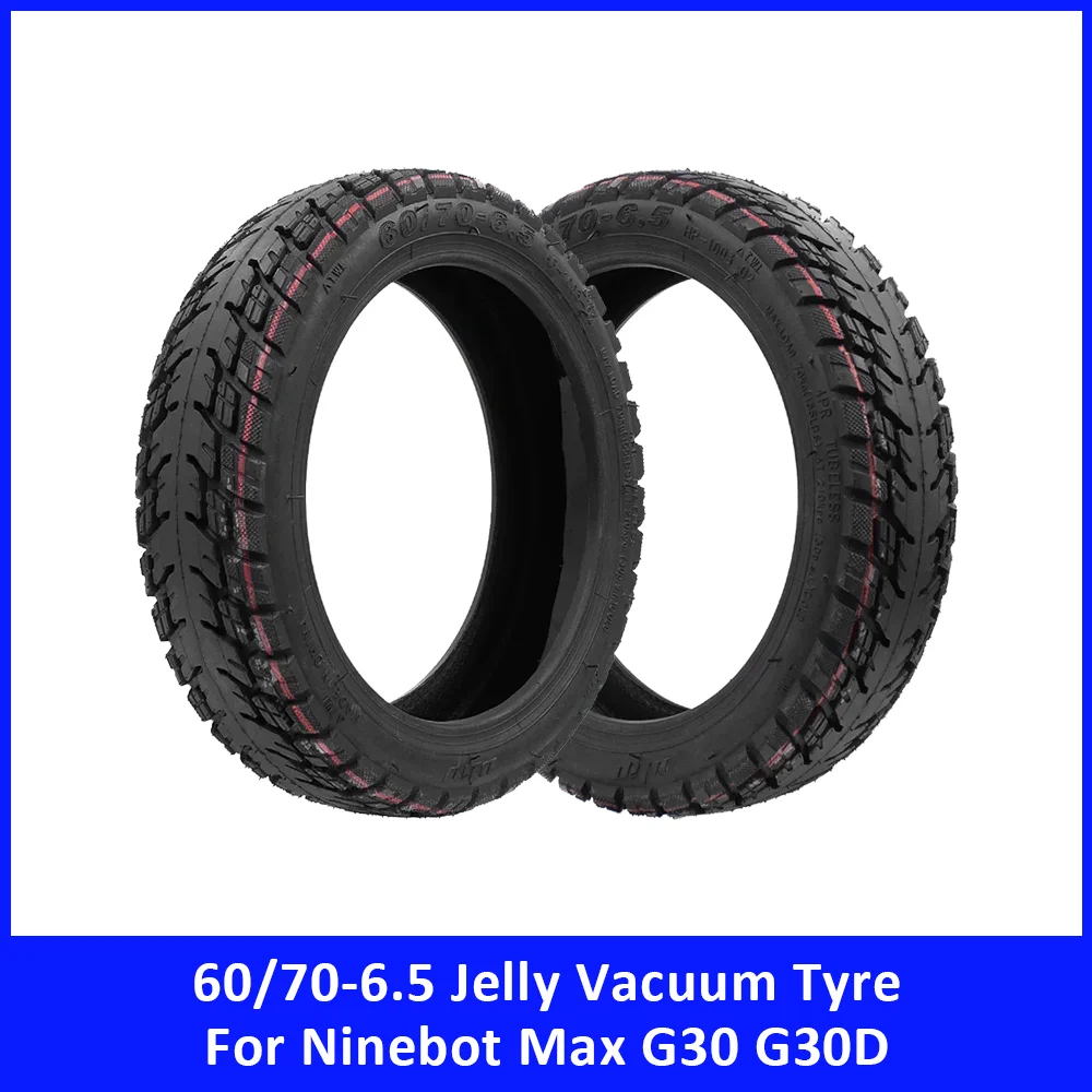 

10Inch Self Healing Jelly Vacuum Tyre for Ninebot Max G30 G30D G30E G30LP Electric Scooter 60/70-6.5 Durable Tire Tubeless Tyre