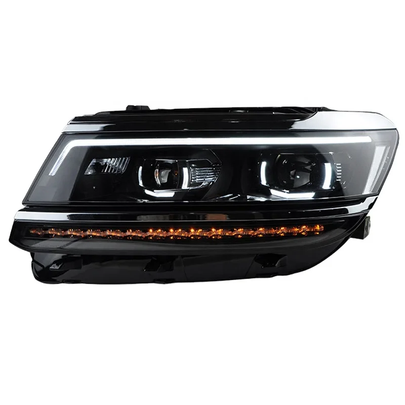 Headlight assembly xenon headlight conversion LED daytime running light lens tuning light for 17-18 models TiguanL