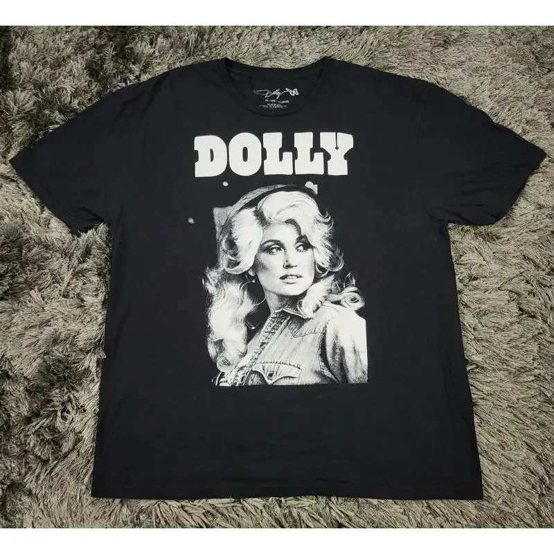 Dolly Parton T Shirt Mens XL Black Country Music Concert Tour
