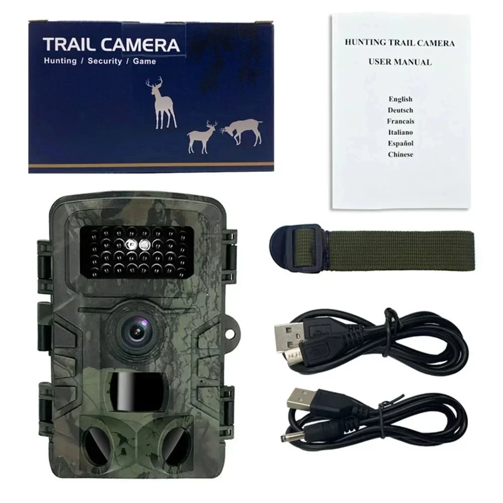 Hunting Camera Trail 36MP 1080P Waterproof PIR Infrared Night Vision Wildlife Camera Surveillance Tracking Monitor Mini Camera