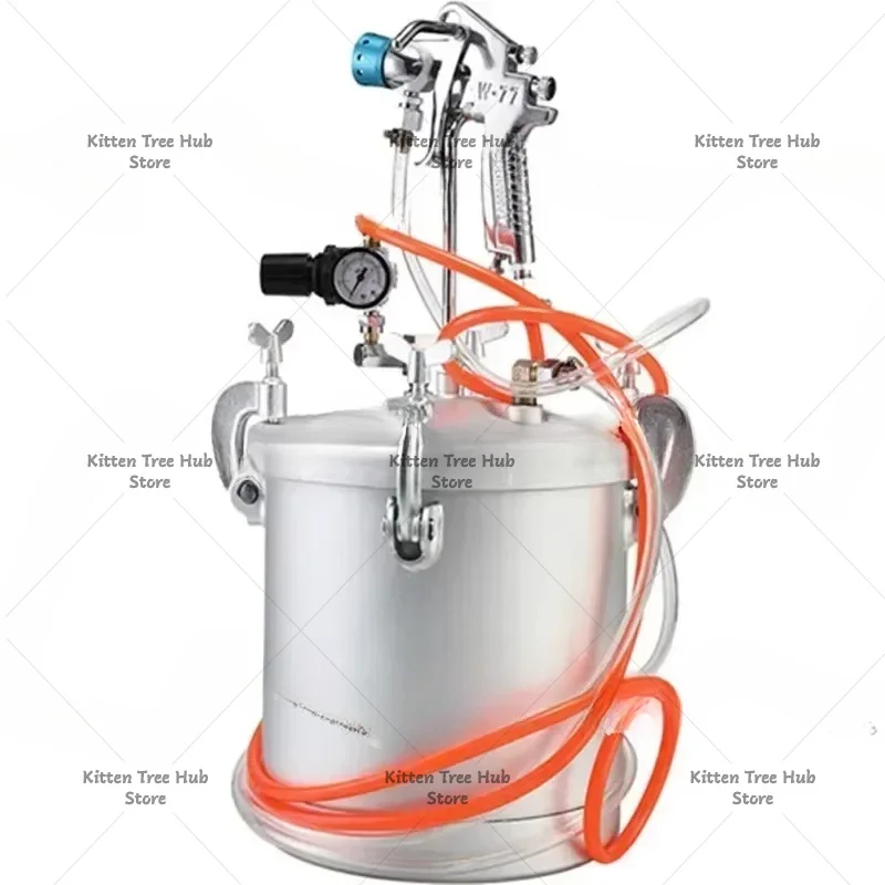 Paint Sandblasting Machine Pressure Tank Roller-type Spray Gun for Latex Paint Spraying