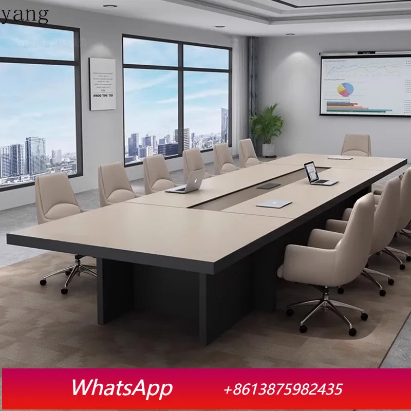 

LMM large meeting room simple modern reception business sense plate office desk and chair group