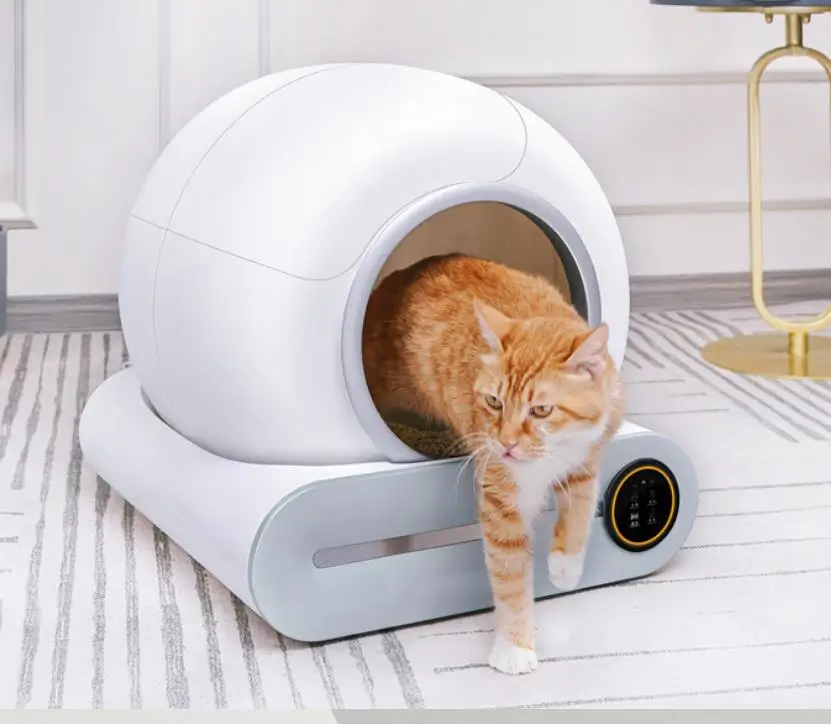 Multiple Cats APP Control Low Noise Self Cleaning Safety Large Capacity Automatic Cat Litter Box