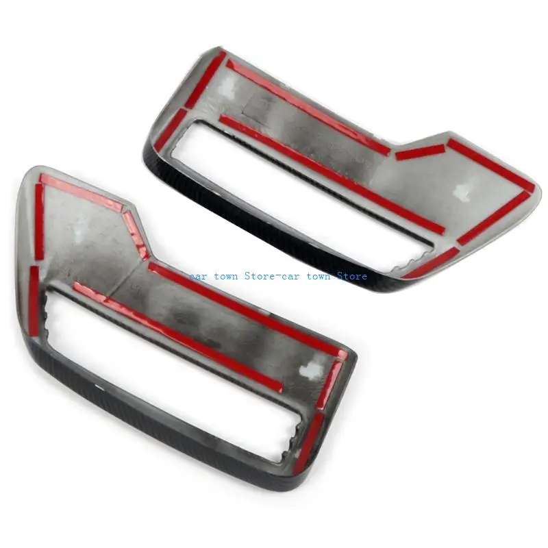 

RXJE 2Pcs Car Accessories Exhaust Pipe Tail Cover Rear Exhaust Muffler End Pipe Cover Trim for Peugeot 3008 4008-5008