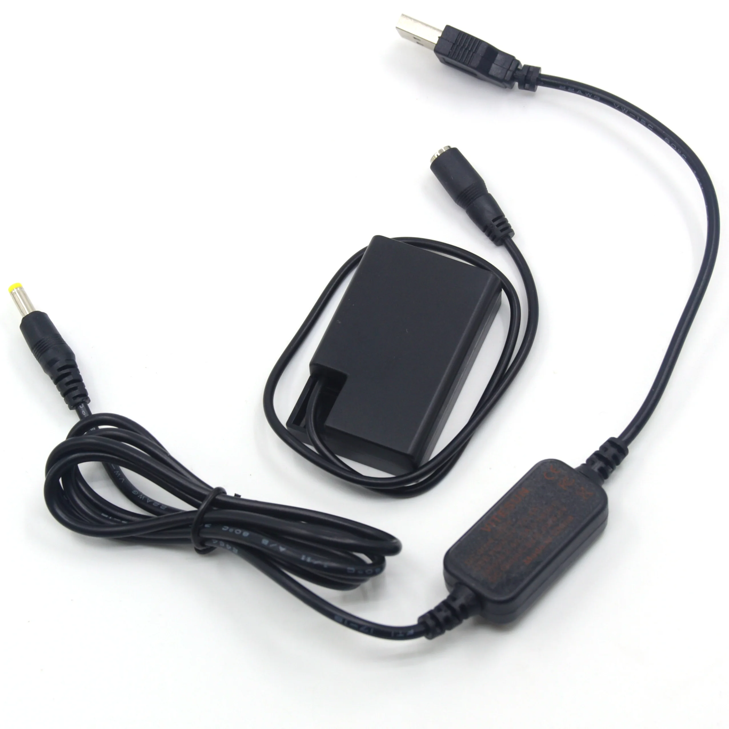 USB Power Charger K-AC128 Cable D-LI109 Dummy Battery D-DC128 DC Coupler for Pentax K-70 K-50 K-30 K-R K-2 K-S1 K-S2 Camera