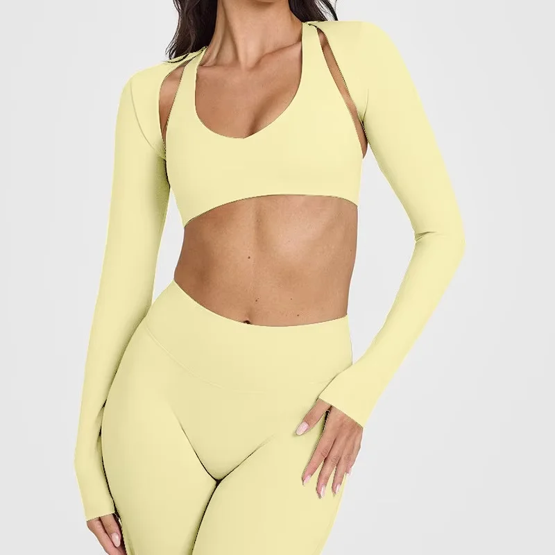 

Женский кардиган для фитнеса больших размеров с длинными рукавами, легкий кардиган из спандекса для йоги, накидка для спортзала на открытом воздухе, стираная техника