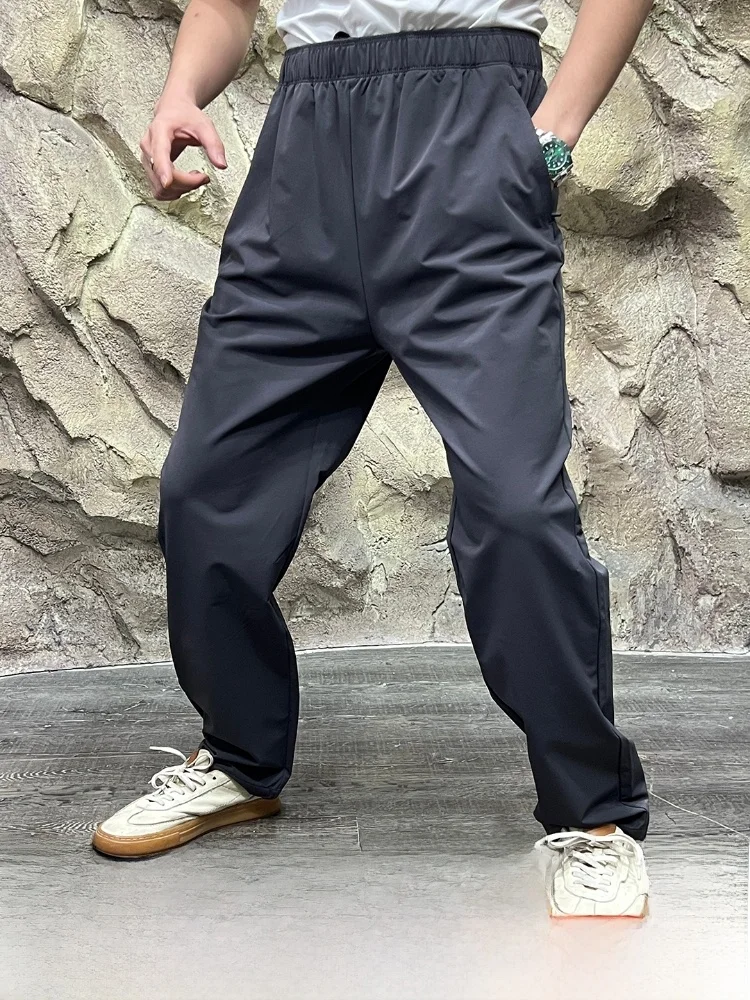 

Outdoor Men's Qui Dry Breathable Casual Pants Lightweight Waterproof Tape Zipper Polyester Nylon Blend Comfortable Straight...