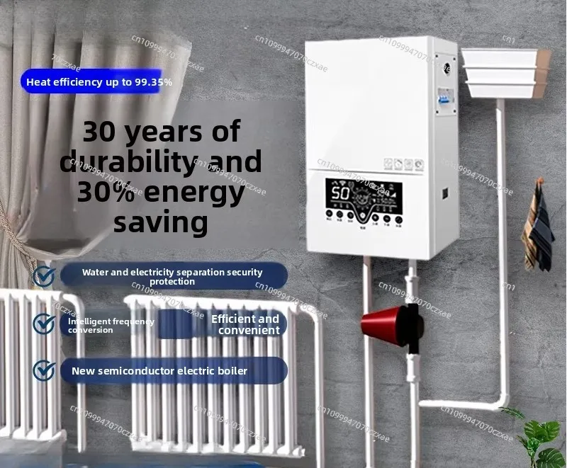 New Heating Semiconductor Electric Boiler, Household Heating 220v Electric Wall-hung Boiler 380v Automatic