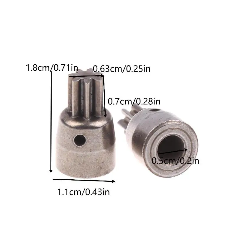 브러시리스 전기 렌치 수리 부품, 2106 전동 공구용 1/3/5/8Pcs 7Teeth 7T 기어 슬리브.