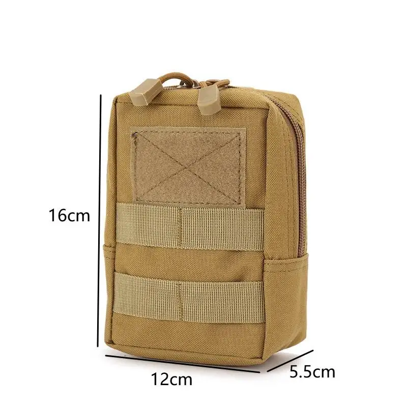 Multifunktionale Werkzeugtasche, Outdoor-Gürteltasche, Werkzeugbeutel, Reißverschluss-Gürteltasche mit Anhängerzubehör – Detail 8