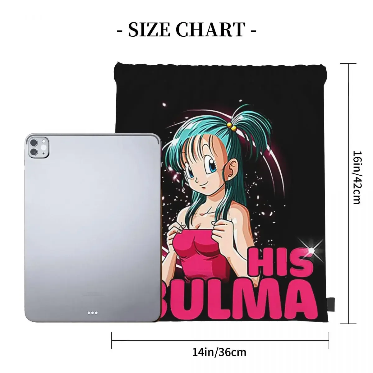 Bulma e Chichi A Bulma e Chichi A Bulma e Chichi Zaini Borse con coulisse Borsa portaoggetti tascabile con coulisse BookBag