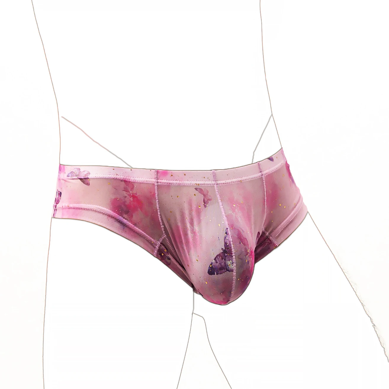 

Men's Mesh Boxer Briefs with Brazilian Bulge Pouch See through Sexy Sensual Adult Underwear Male Lingeries прозрачные