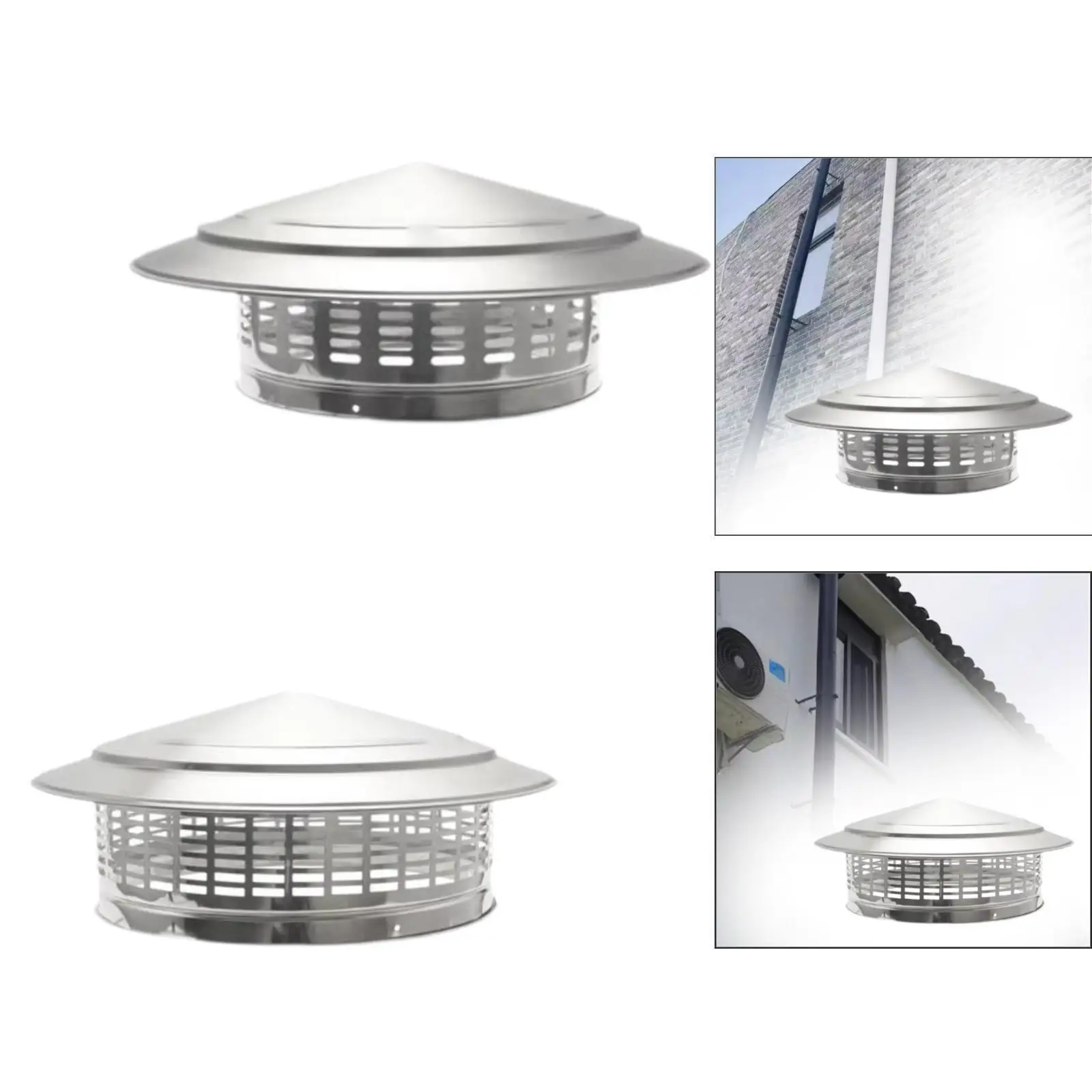 

Chimney Rain Cap Duct Closure Ducting Pipe Replacement Rainproof Vent Cover