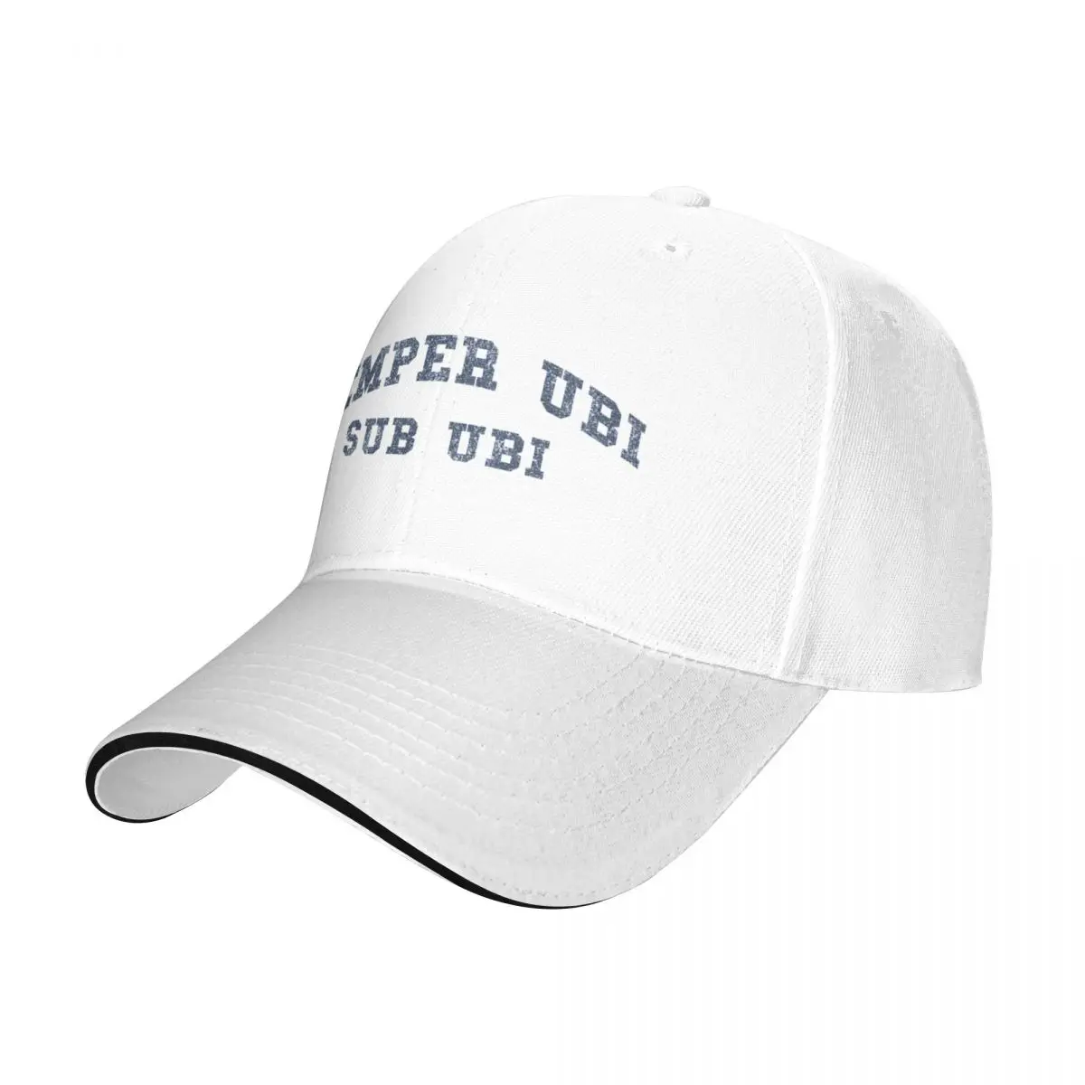 

Semper Ubi Sub Ubi distressed Baseball Cap funny hat Christmas Hat Golf Men Women's