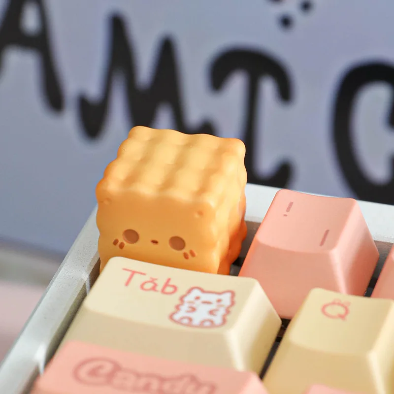 

Snack series mechanical keycaps personalized peripherals manual three-dimensional keycaps creative customization