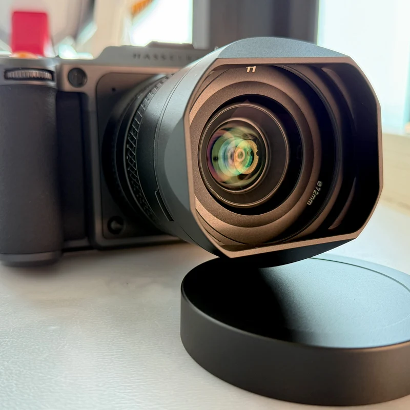 غطاء عدسة مربعة معدنية من Bayonet يأتي مع غطاء معدني مجاني لـ Hasselblad XCD 4/28P 2.5/55V 2.5/38V 2.5/90V