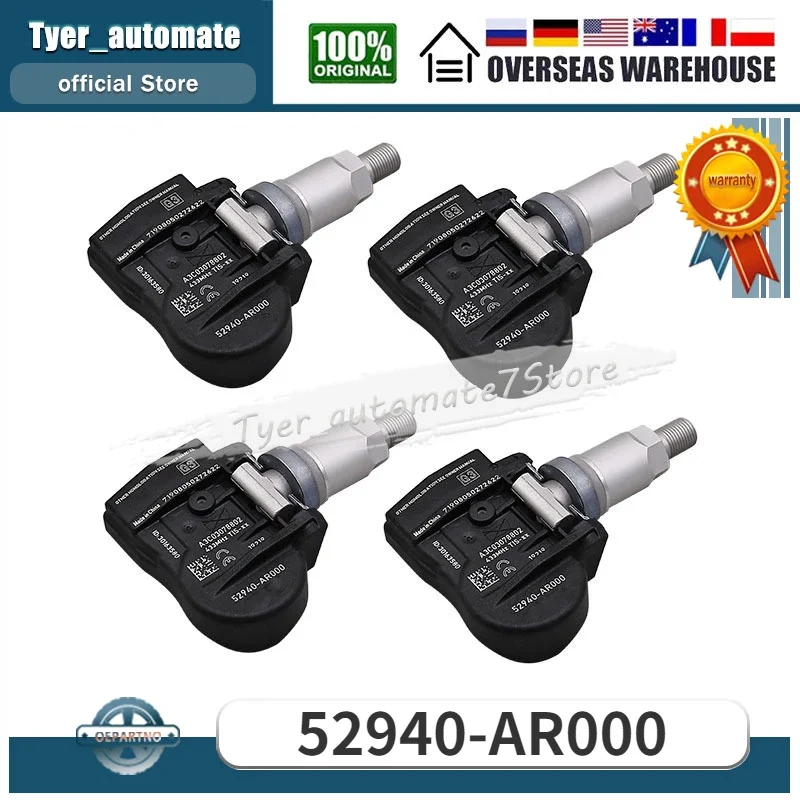 

52940-AR000 52940AR000 433 МГц TPMS датчик контроля давления в шинах для Hyundai Kia Genesis GV70