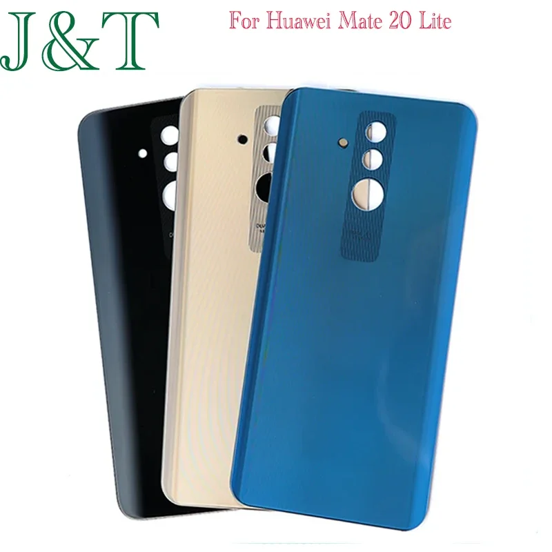 جديد لهواوي ماتي 20 لايت البطارية الغطاء الخلفي الباب الخلفي ثلاثية الأبعاد لوحة زجاجية ل ماتي 20 لايت بطارية الإسكان لاصق استبدال #4