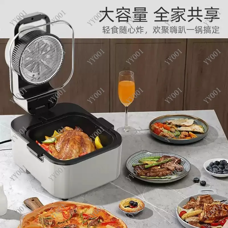 9L Large Capacity Smart Air Fryer Multi-functional Touch Screen Non-stick Oven with Reservation