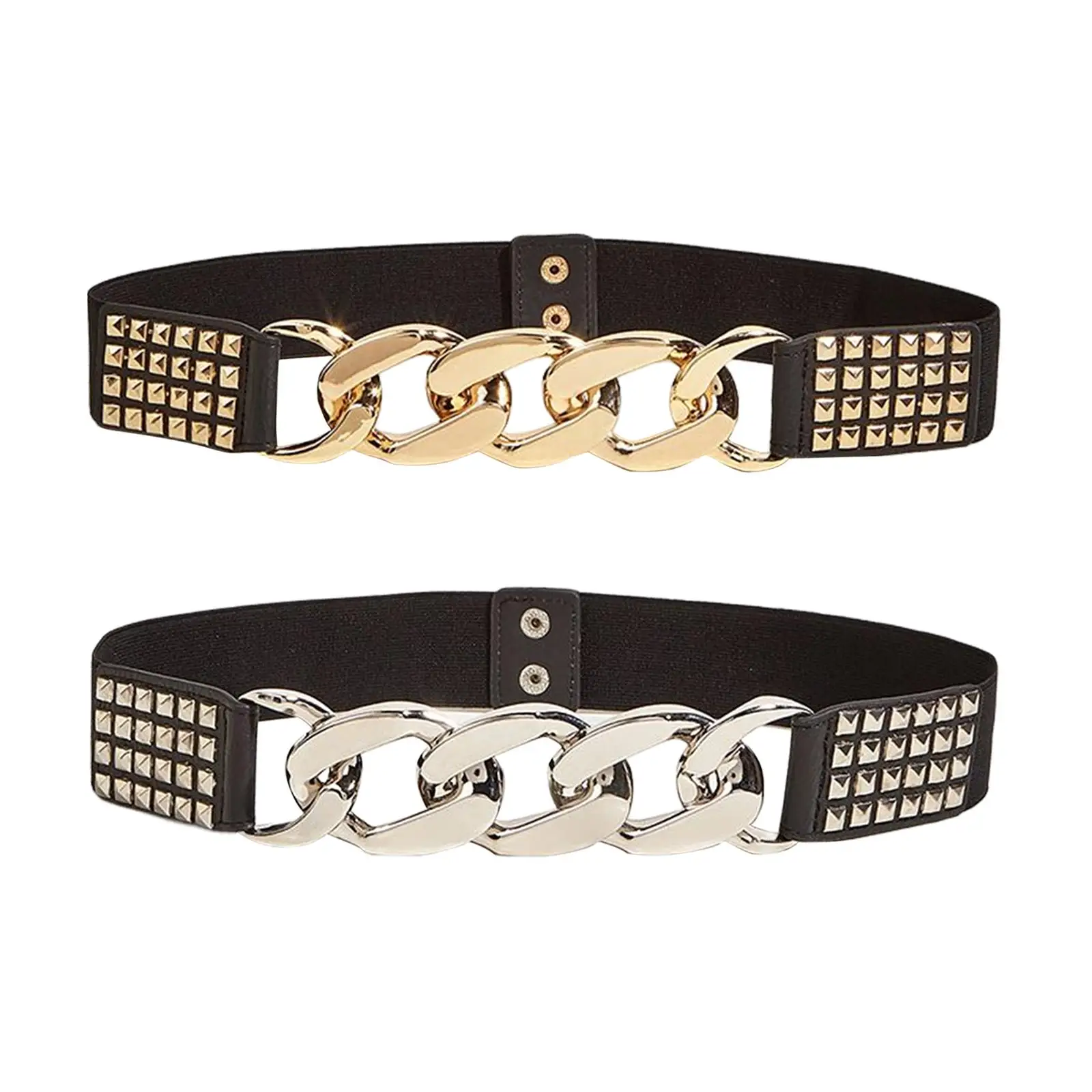 

Fashion Women Waist Belt Lady Cummerbunds Female Studded Waistbelt Clothes Accessory Waistband for Club Wedding Dresses Pants