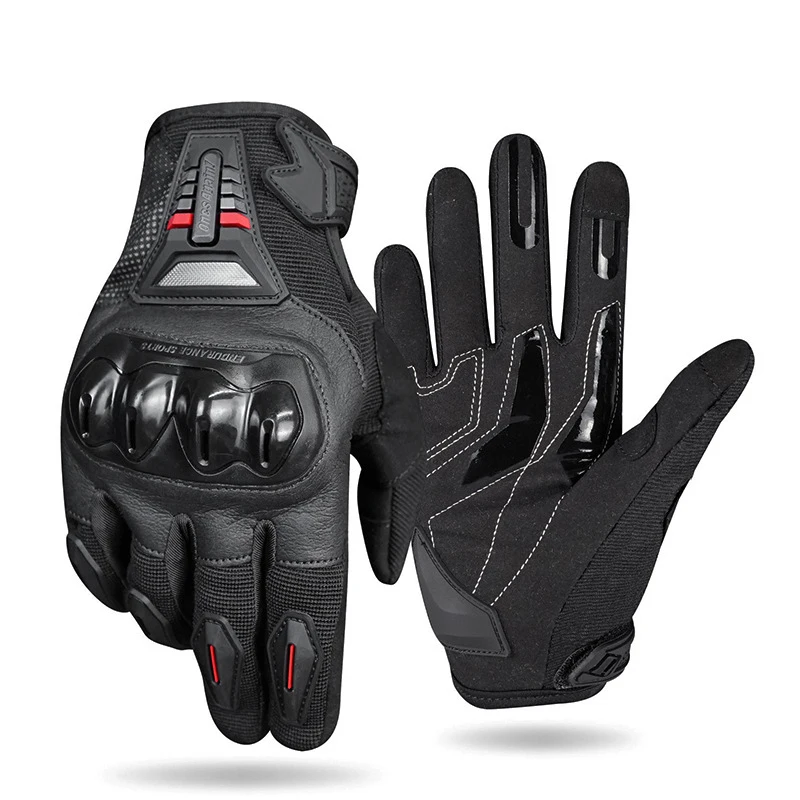 

Дышащие защитные перчатки для мотоциклистов с полным пальцем, мотоциклетное внедорожное оборудование, летняя езда на мотоцикле, защита от падения