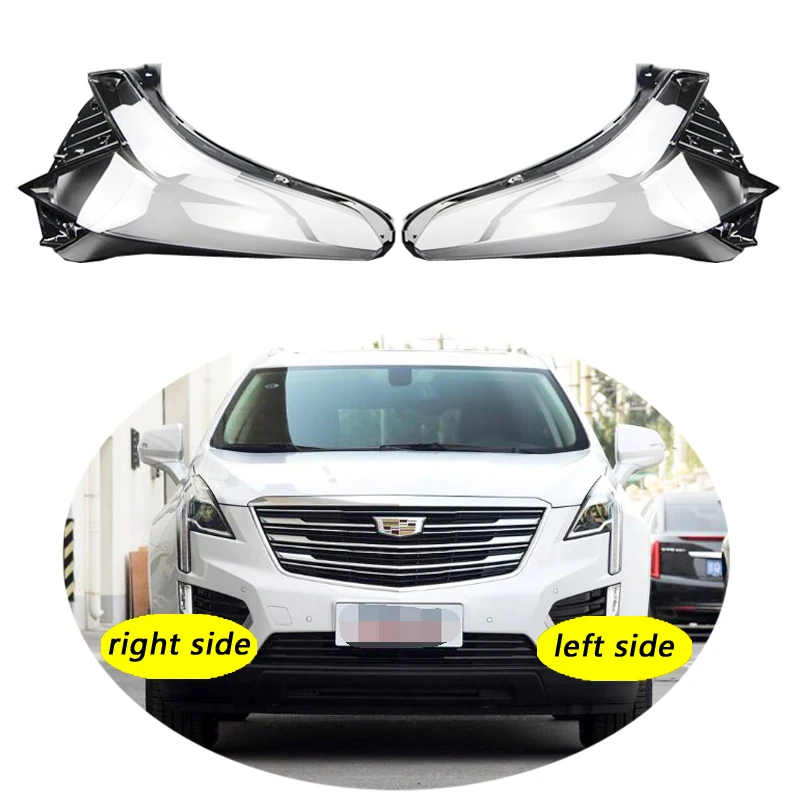 

Use For Cadillac XT5 2016-2018 Transparent Headlamp Cover Lamp Shade Front Headlight Shell Lampshade Lens shell