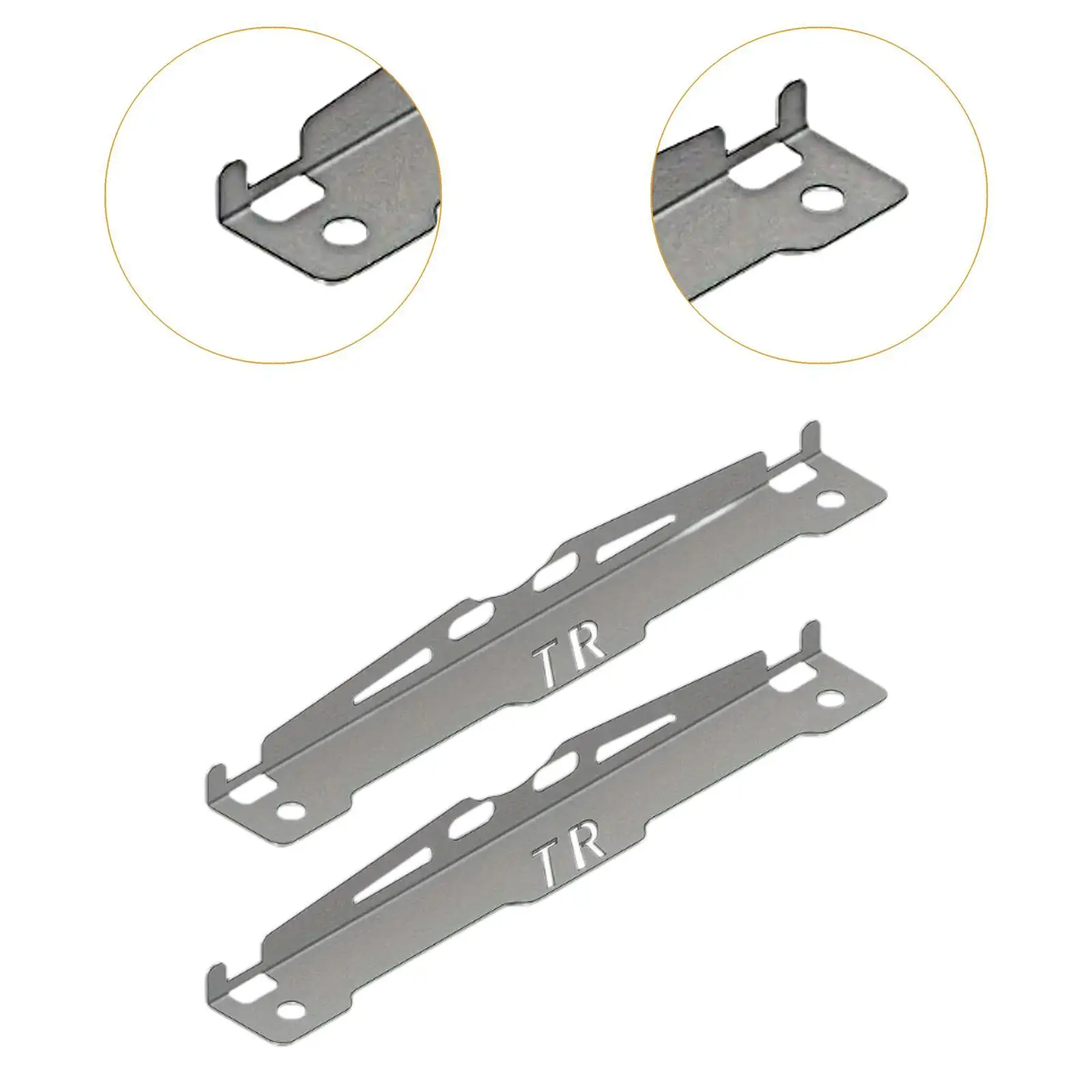 2x 일반 휠 정렬 도구 플레이트 견고하고 간편한 보관 홈 디자인 무거운