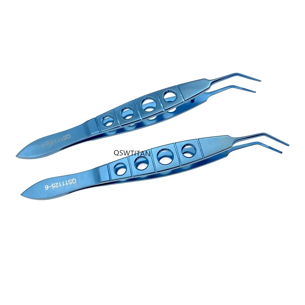 คีมจับตาแบบมีฟันทำจากไทเทเนียม: คีมจับขนาดเล็กสำหรับเปลือกตาโดยเฉพาะ 1 ชิ้น