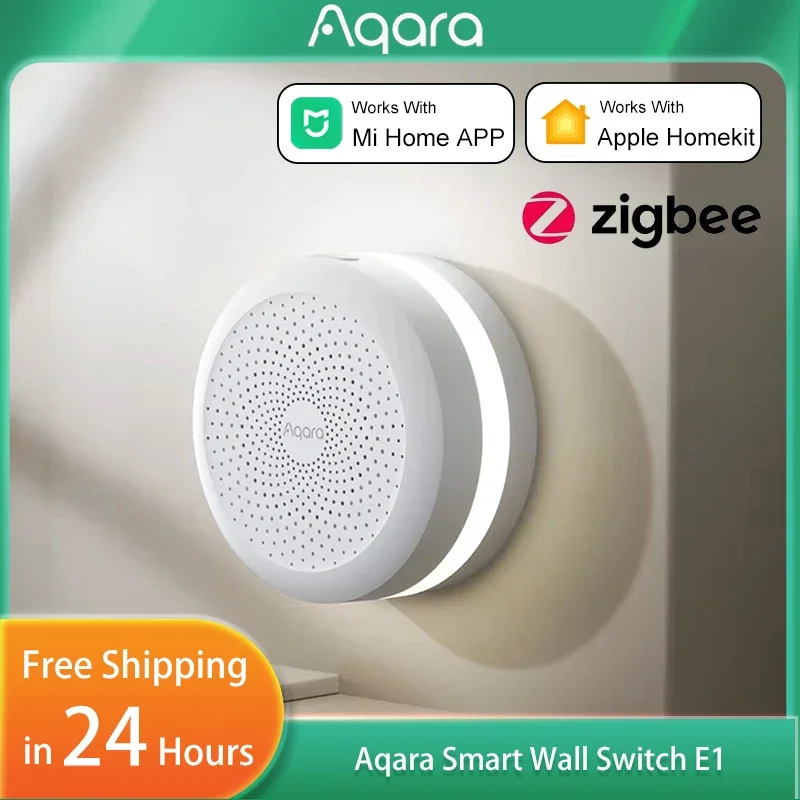 

Aqara Smart Hub M1S Gateway Wireless Zigbee 3.0 Wifi RGB LED Night Light Remote Control For Xiaomi Mijia Homekit APP