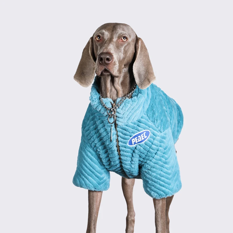 

Luxury Superior Blue Dog Coat Golden Labrador Retriever Clothes Overalls for Small Medium Large Dogs Outdoor Pet Products