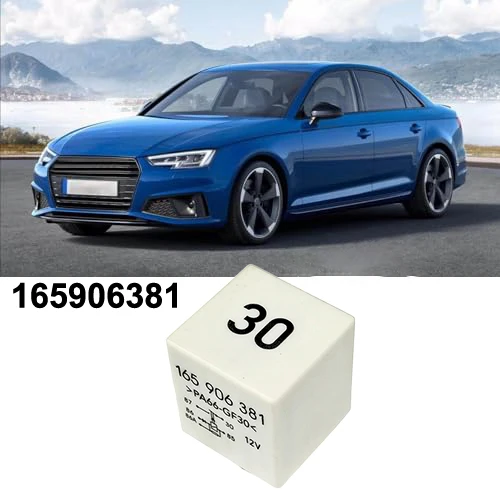 

5-контактное реле, реле 12 В, материал ABS, подходит для A6, подходит для Passat, недеформирующийся разъем для быстрой установки