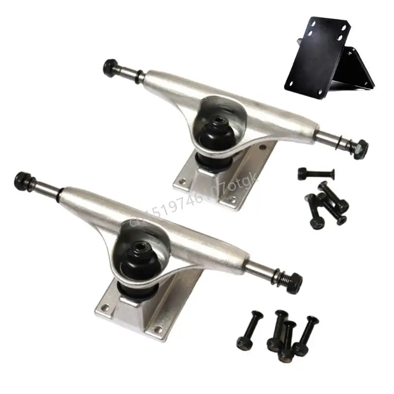 2pcs skateboards عجلات قوس الشاحنة تأثير المقاومة الشاحنات الألومنيوم M68D