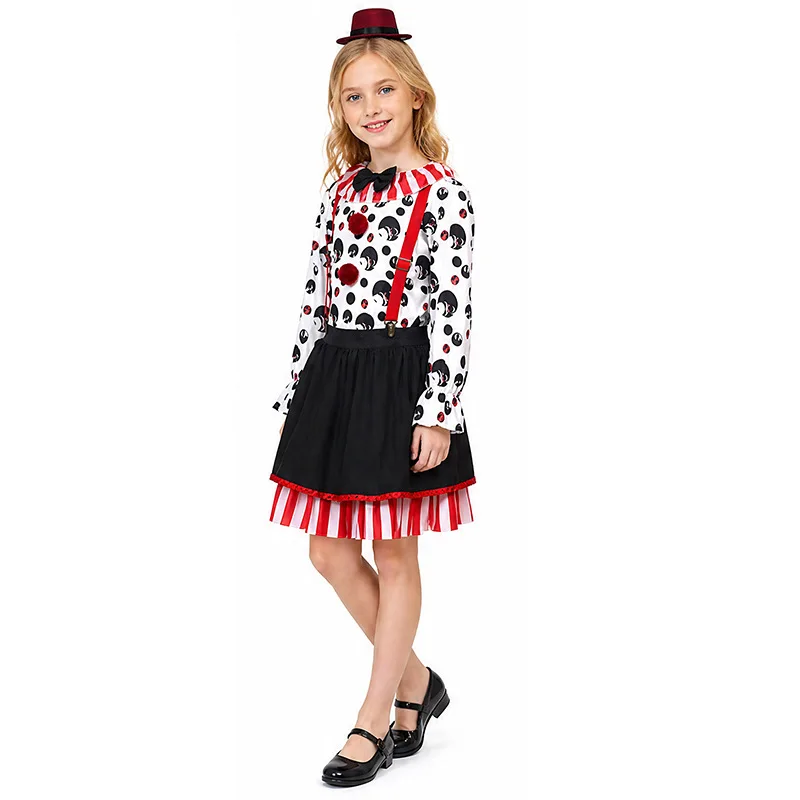 WHH Anime Circus clown Thriller Full Set Party clown dress up carnival Halloween Role Play Theme Party view 4